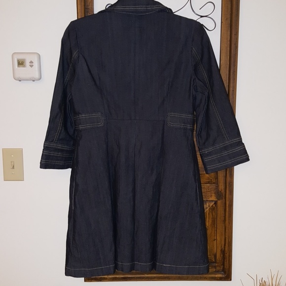 ON POINT❣️Trendy denim lightweight trench coat - Picture 6 of 7